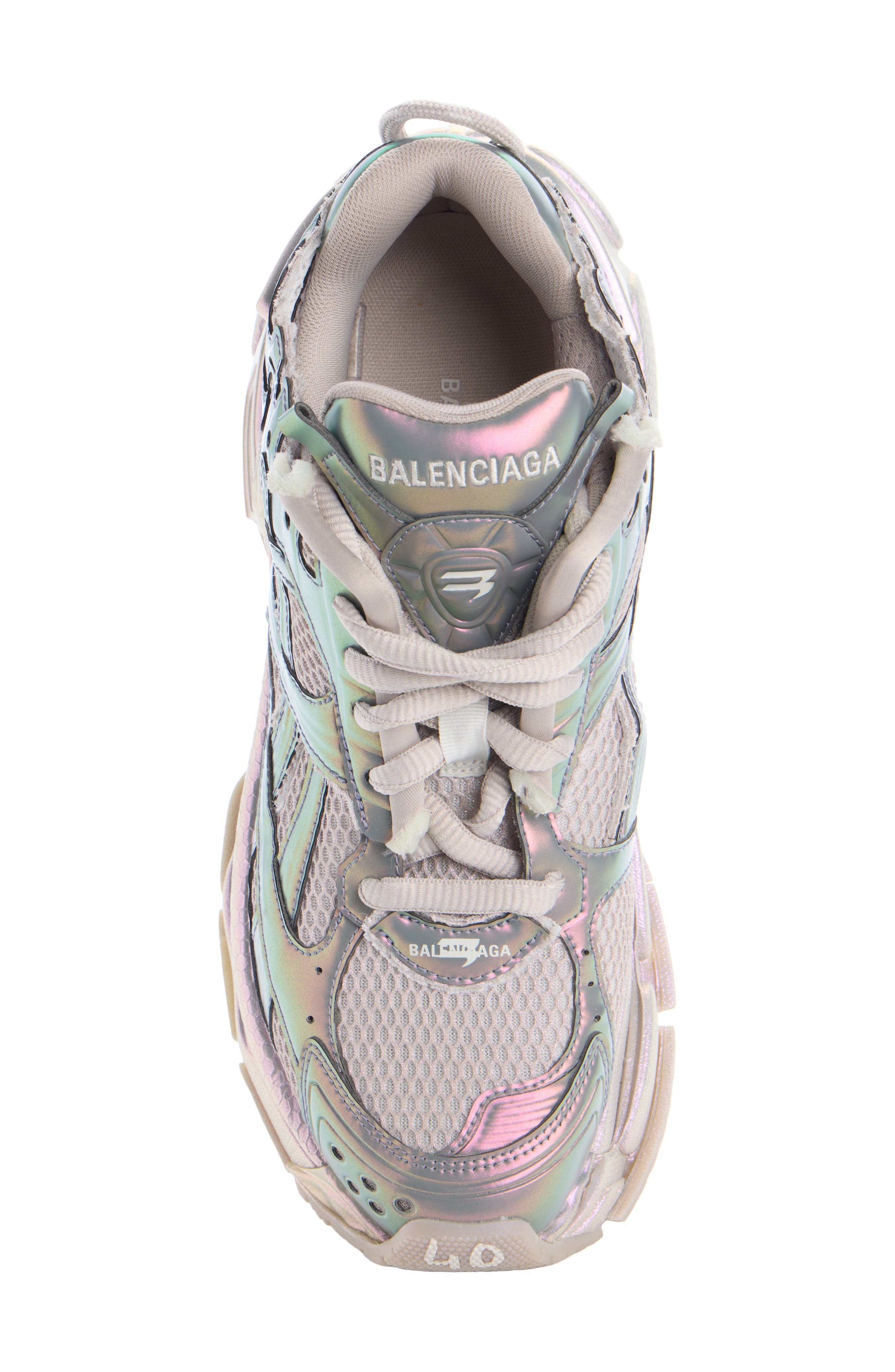 Runner Sneaker, Alternate, color, 9050 BEIGE / PINK