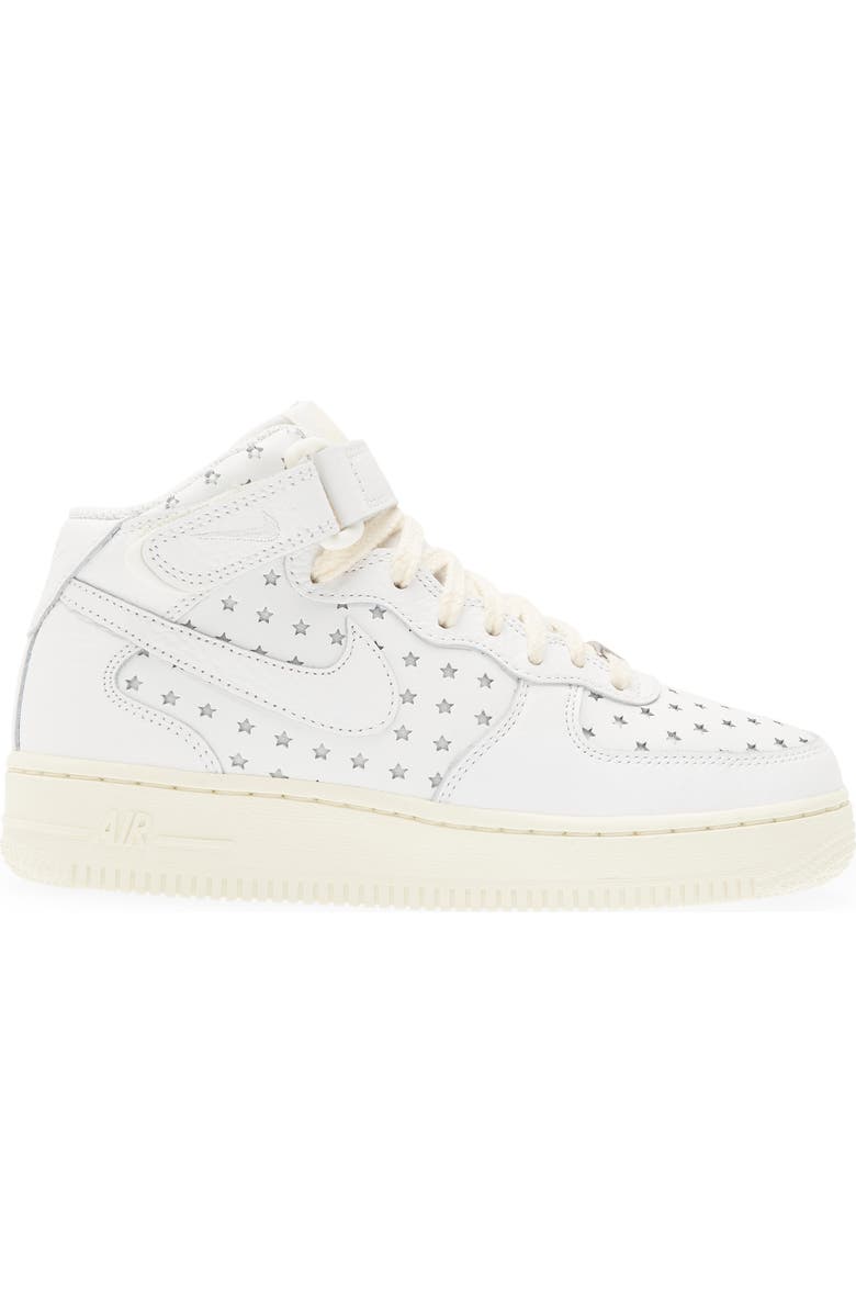 Nike Air Force 1 Perforated Mid Top Sneaker, Alternate, color,
