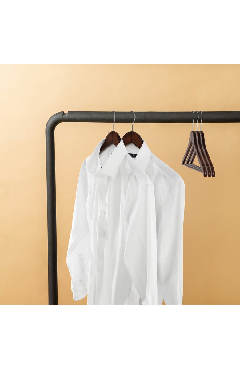 Megachef 20 Piece Acacia Wood Swivel Hook Hanger Set, Alternate, color, Dark Brown