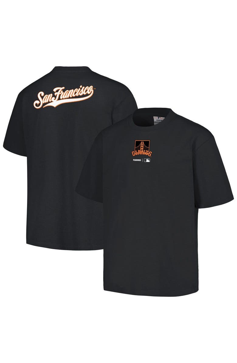PLEASURES Men's PLEASURES Black San Francisco Giants Mascot T-Shirt, Main, color, Black