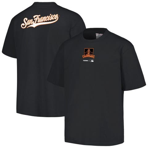 Men's PLEASURES  Black San Francisco Giants Mascot T-Shirt