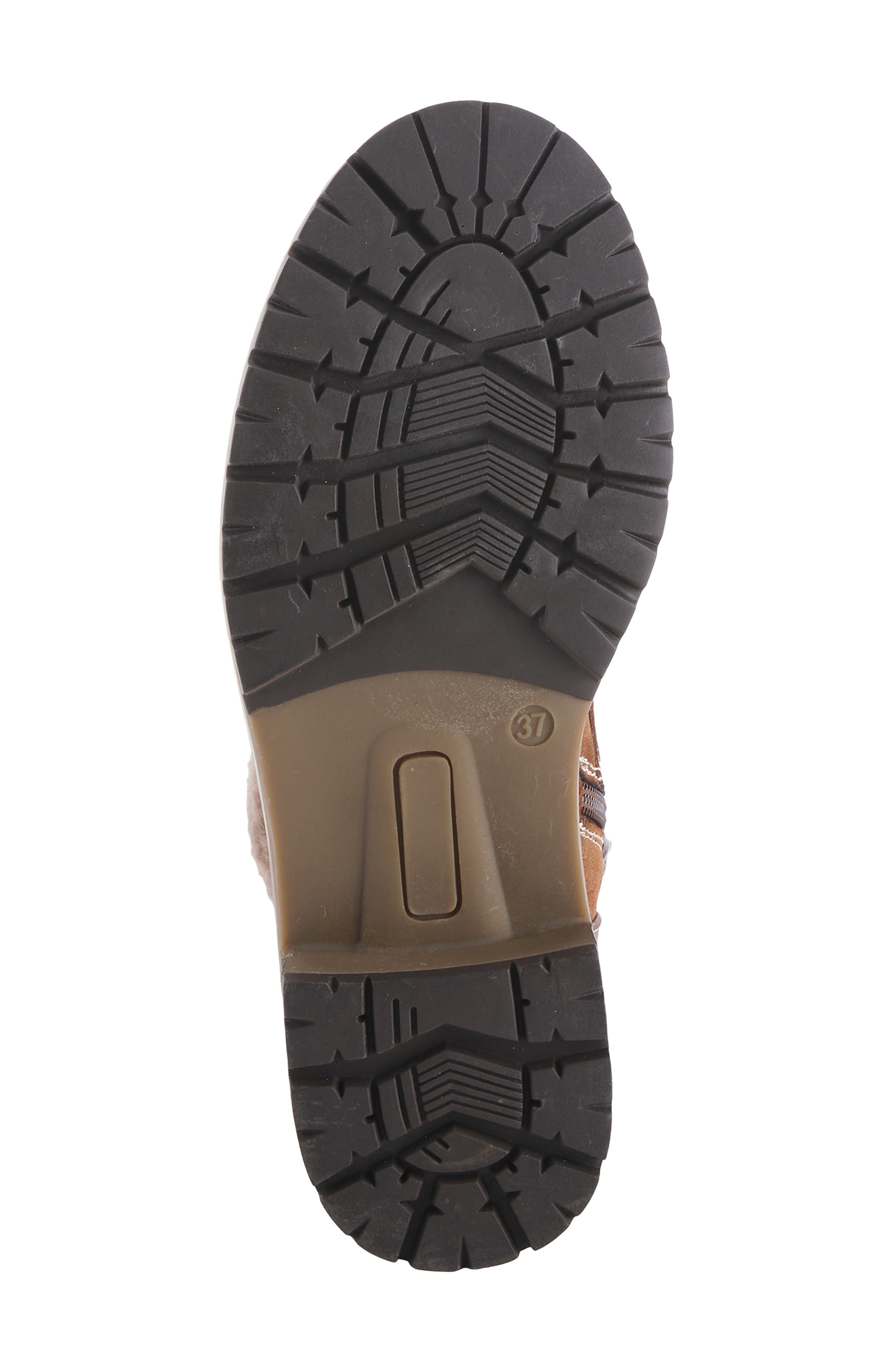 Patrizia by Spring Step Jordyn Faux Fur Lined Lug Sole Boot, Alternate, color, Camel