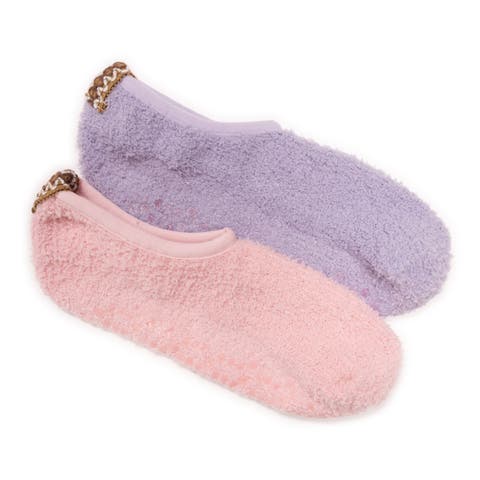 Women's 2 Pair Pack Low Cut Footie Cozy Socks