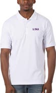 ANTIGUA Men's Antigua White LSU Tigers Legacy Pique Polo