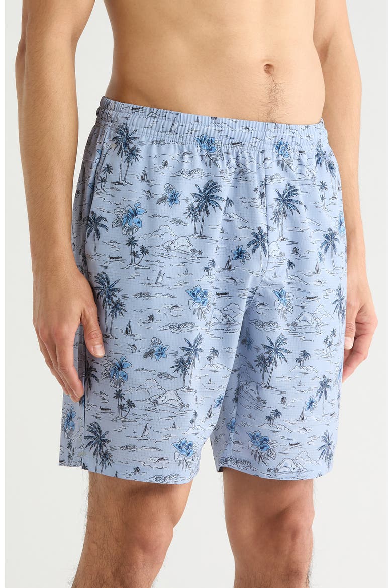 Huntington Beach Views 8-Inch Hybrid Swim Trunks, Alternate, color, EVERTIDE