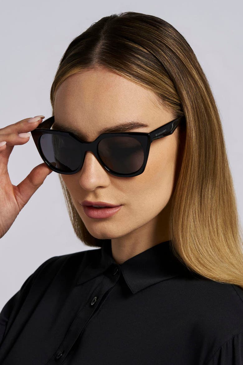 Women's Solessia Polarized Sunglasses, UPF 50+ Sun Protection, Alternate, color, Black
