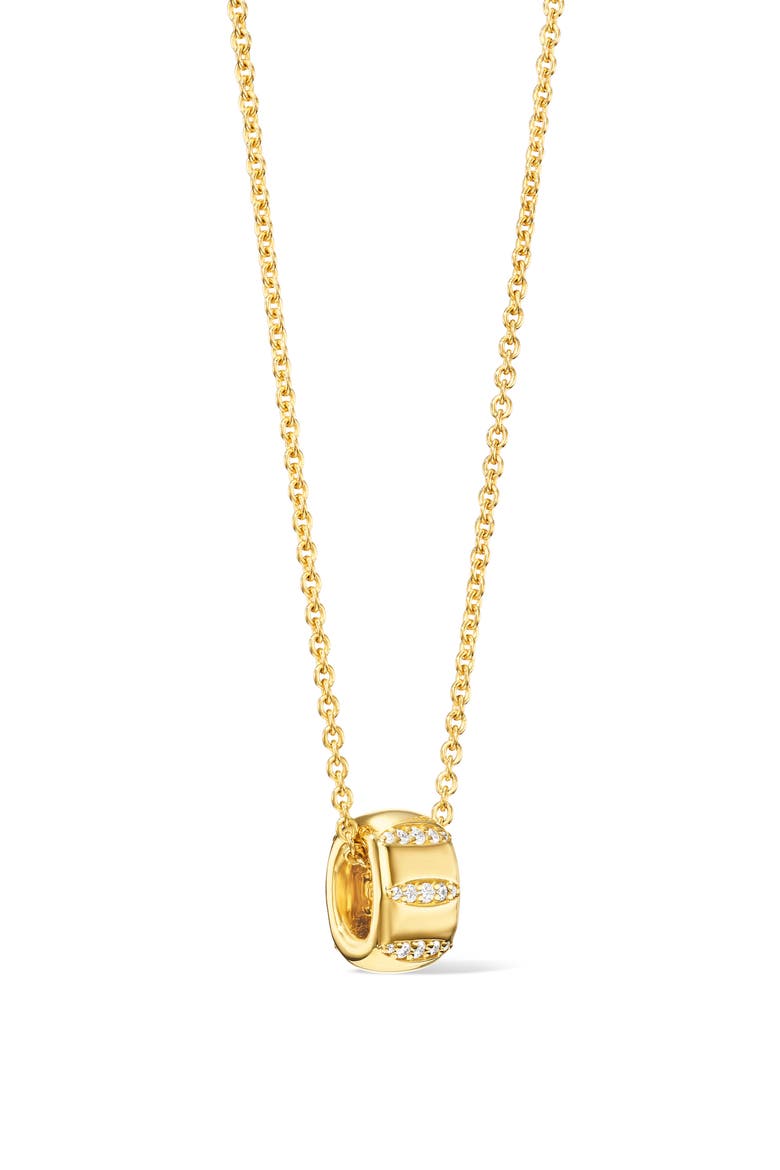 Veda Diamond Ring Necklace, Alternate, color, YELLOW GOLD