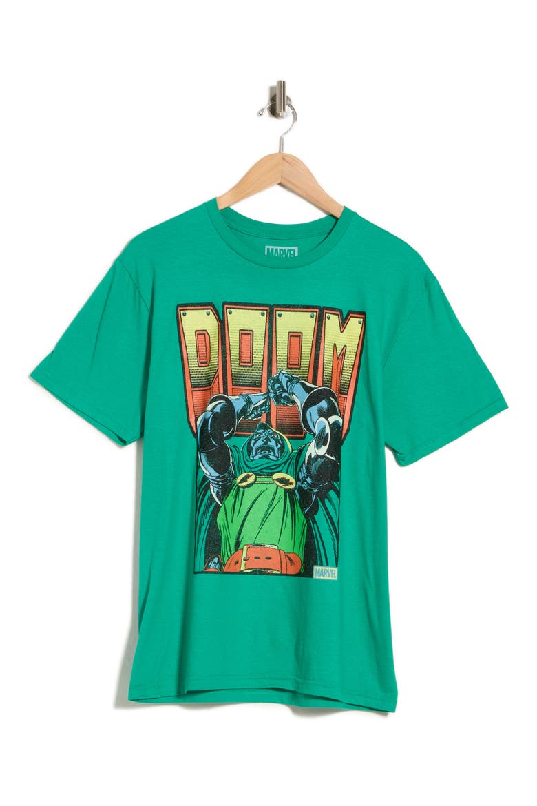 Doom 4 Cotton Graphic T-Shirt, Main, color, GREEN