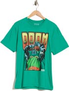 ISAAC MORRIS Doom 4 Cotton Graphic T-Shirt