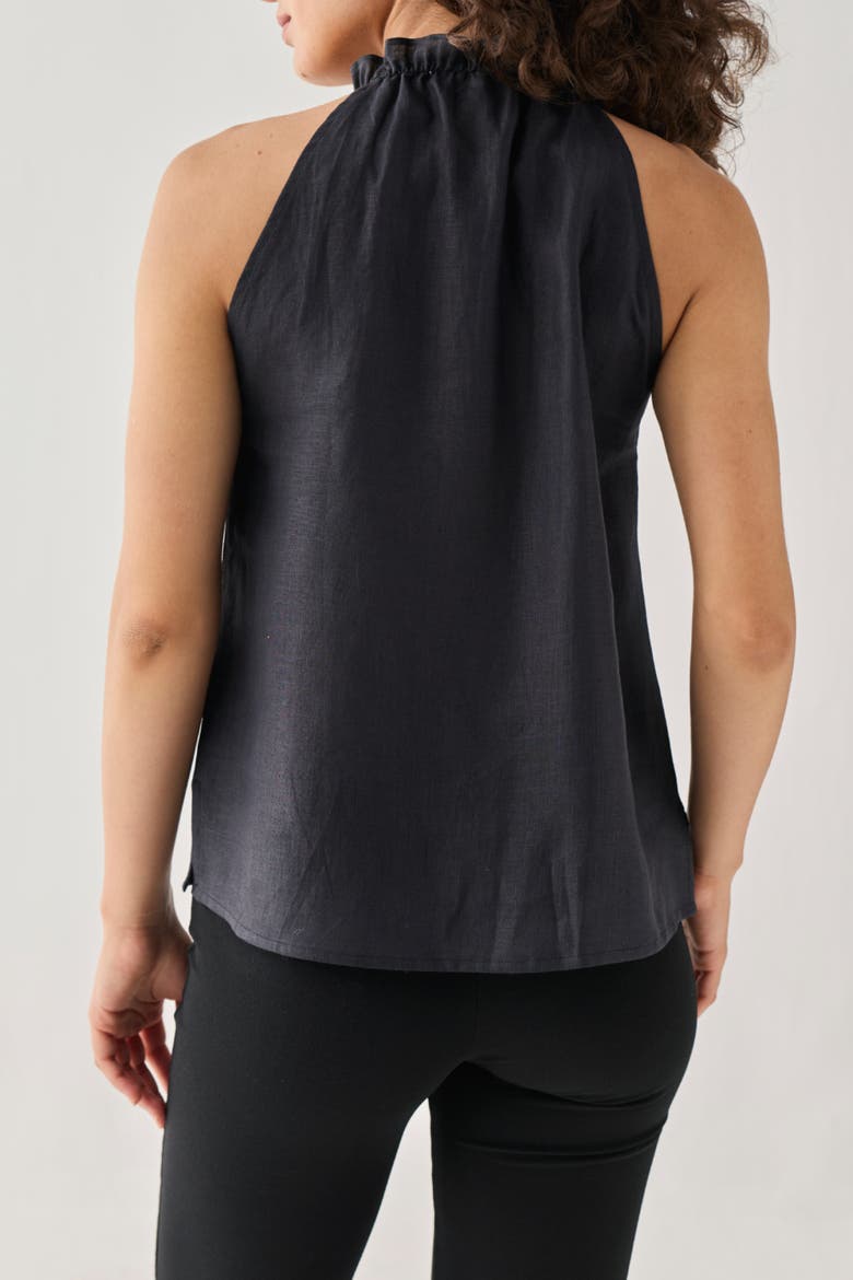 Halter Neck Top, Alternate, color, Black