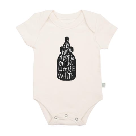 Organic Baby Graphic Bodysuit | House White (baby)