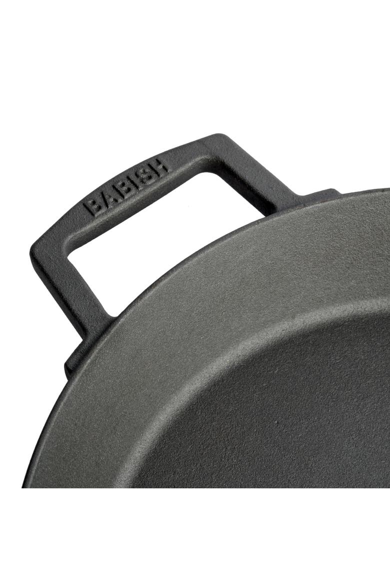 Cast Iron Preseasoned Skillet, 12 Inch, Alternate, color, Black