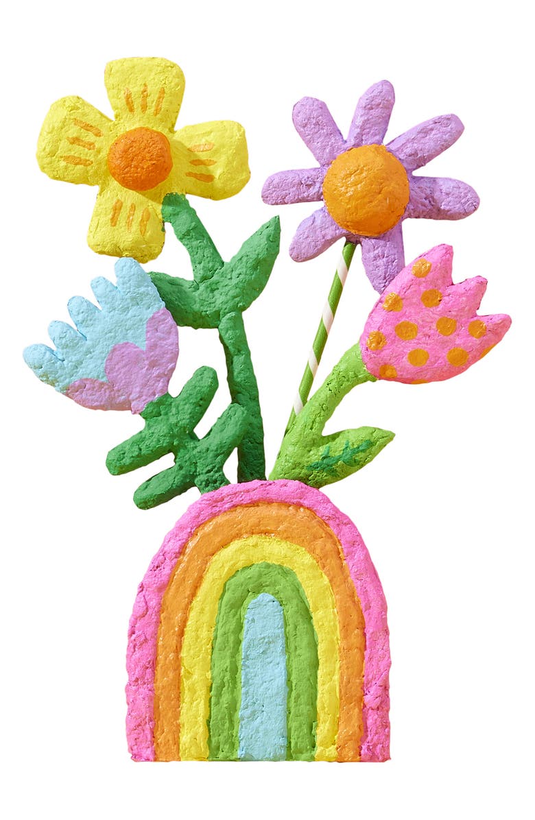 BRIGHT STRIPES Paper Mache All Day Art Kit, Alternate, color, Multi