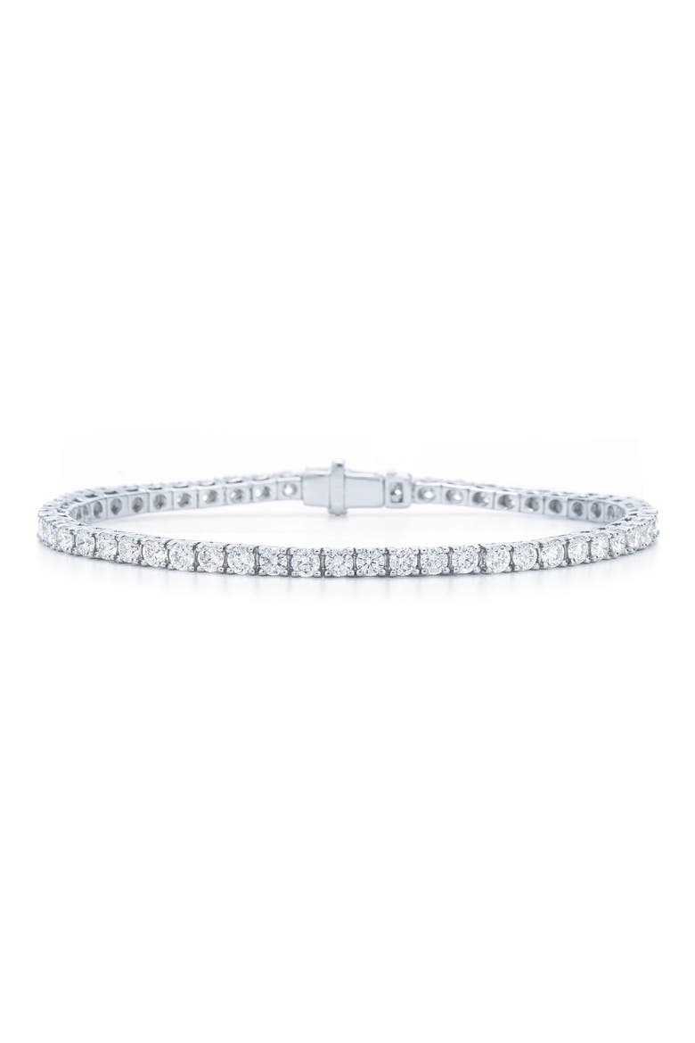 Riviera Diamond Line Bracelet, Main, color, WHITE GOLD