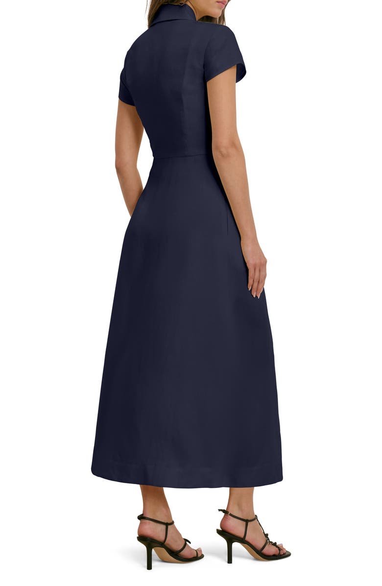 Favorite Daughter The Sunday Best Maxi Shirtdress, Alternate, color, Navy