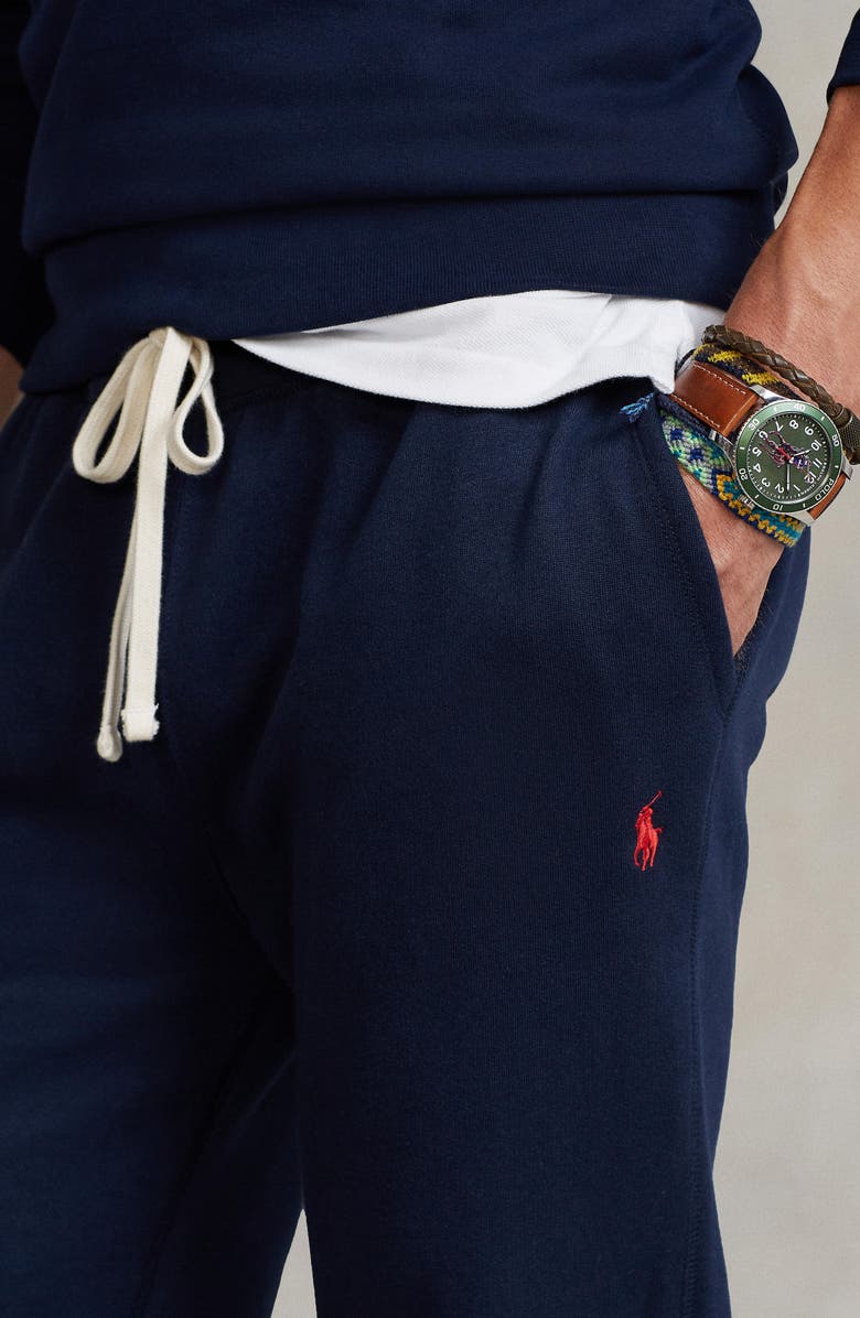 Polo Ralph Lauren Fleece Joggers, Alternate, color, Cruise Navy