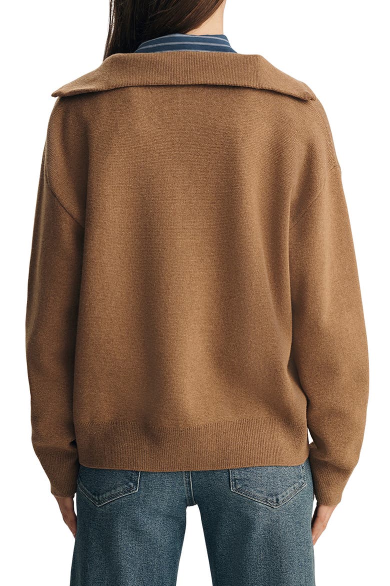 Half Zip Polo Sweater, Alternate, color, KELP