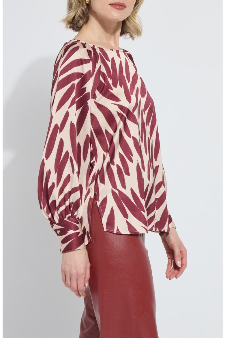 Naila Raglan Sleeve Top, Alternate, color, AUTUMN LEAF