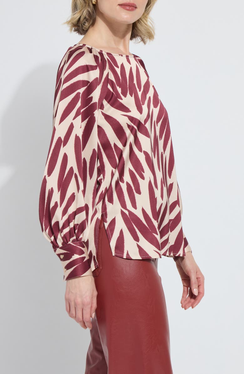 Lysse Naila Raglan Sleeve Top, Alternate, color, Autumn Leaf