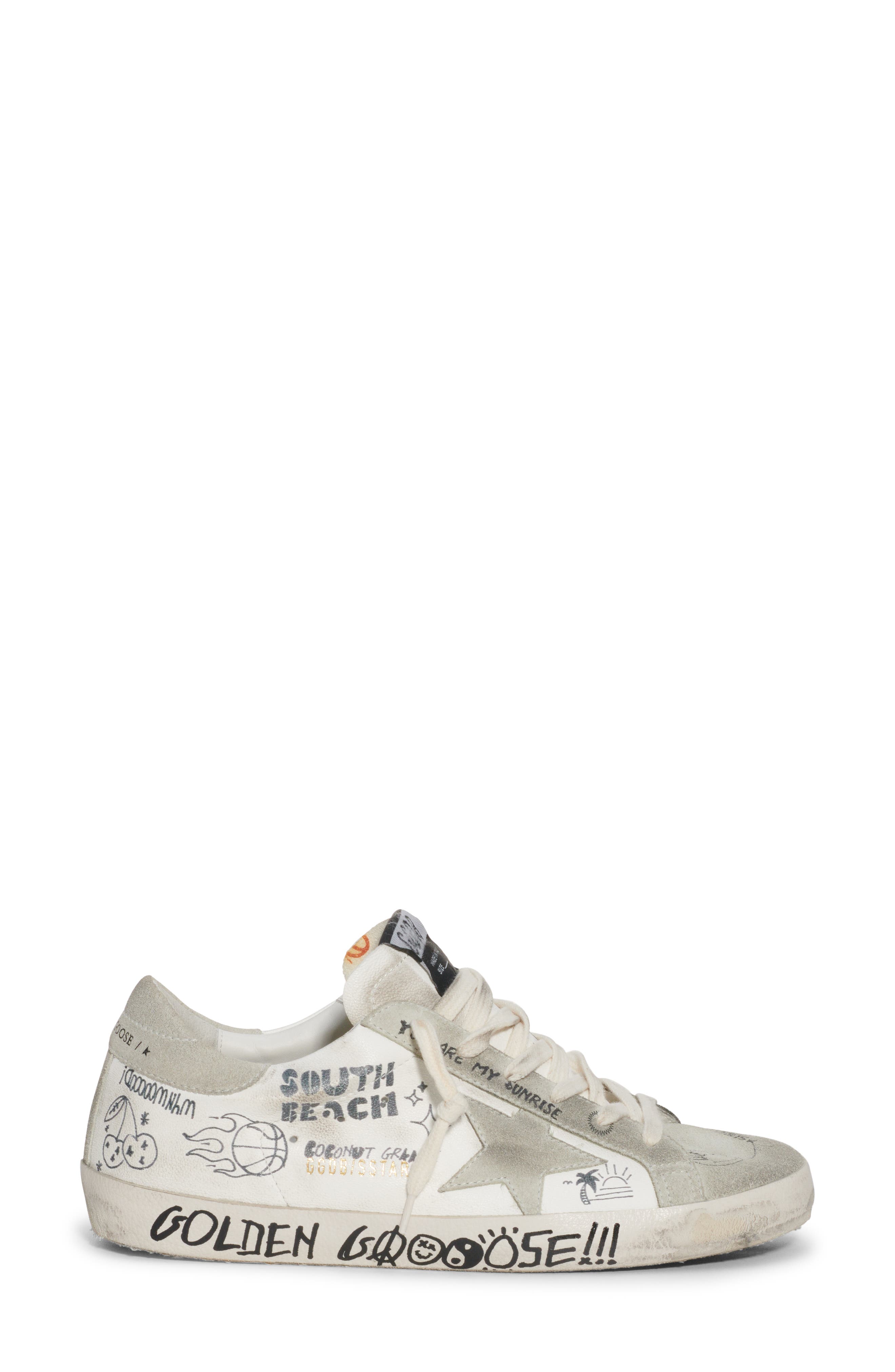 Golden Goose Super-Star Low Top Sneaker, Alternate, color, 