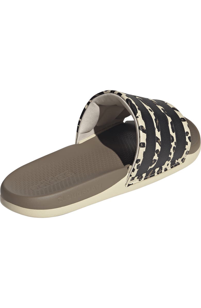 adidas Gender Inclusive Adilette Comfort 2.0 Slide Sandal, Alternate, color, Crystal Linen/ Black/ Linen