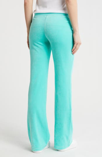 Heritage Velour Wide Leg Track Pants
