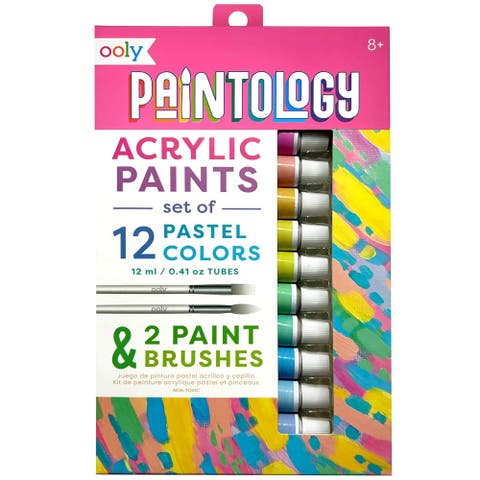 Paintology Acrylic Paint Set, 12 Pastel Colors