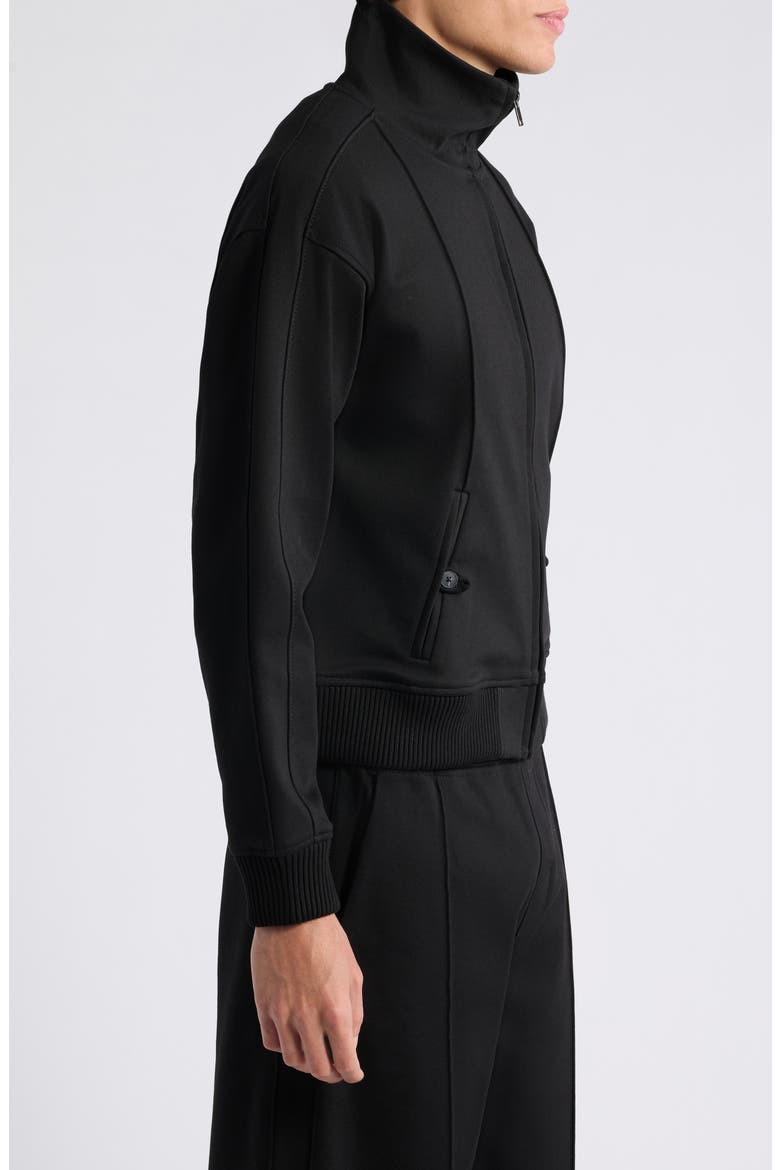 x Entire Studios Cotton Blend Jacket, Alternate, color, BLACK