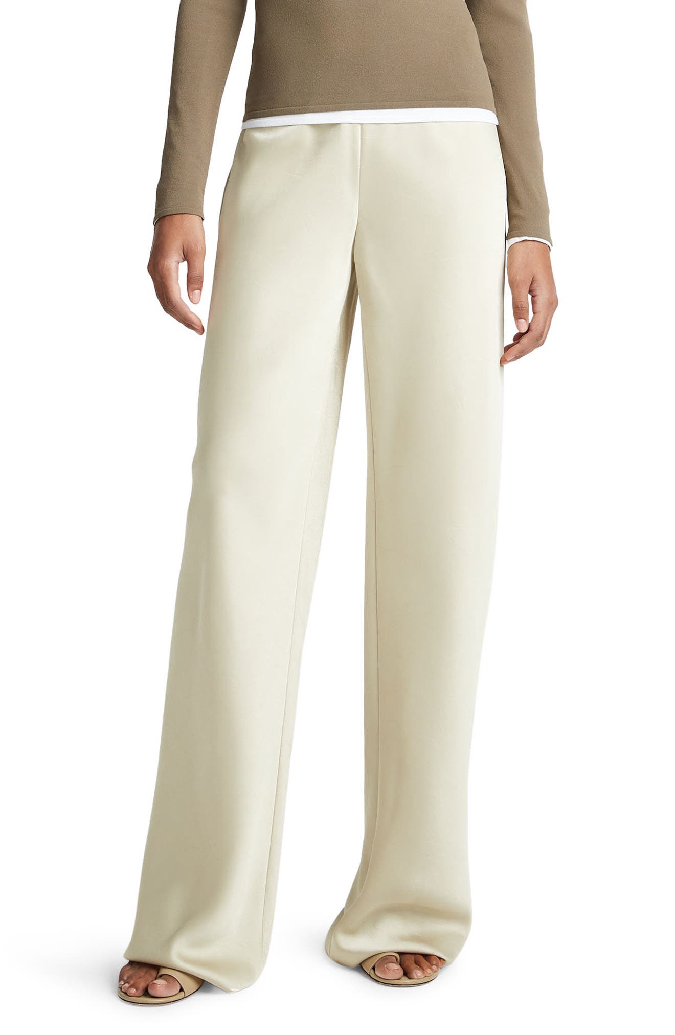 Vince Satin Bias Cut Pants