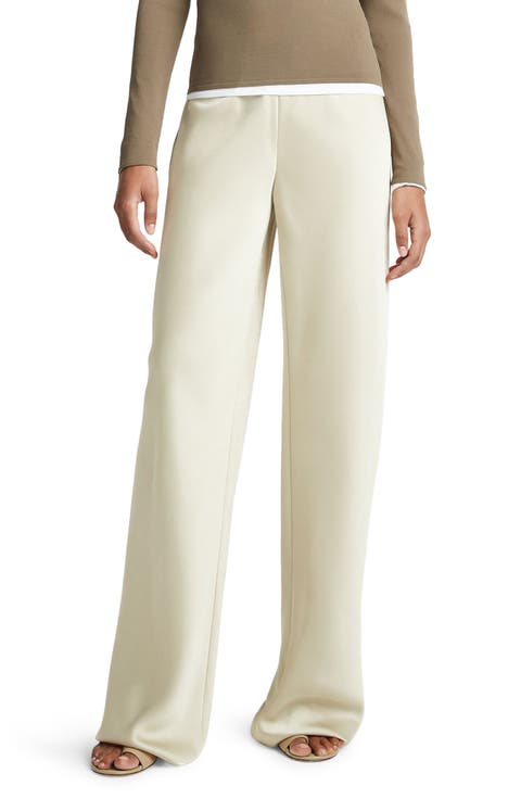 Satin Bias Cut Pants