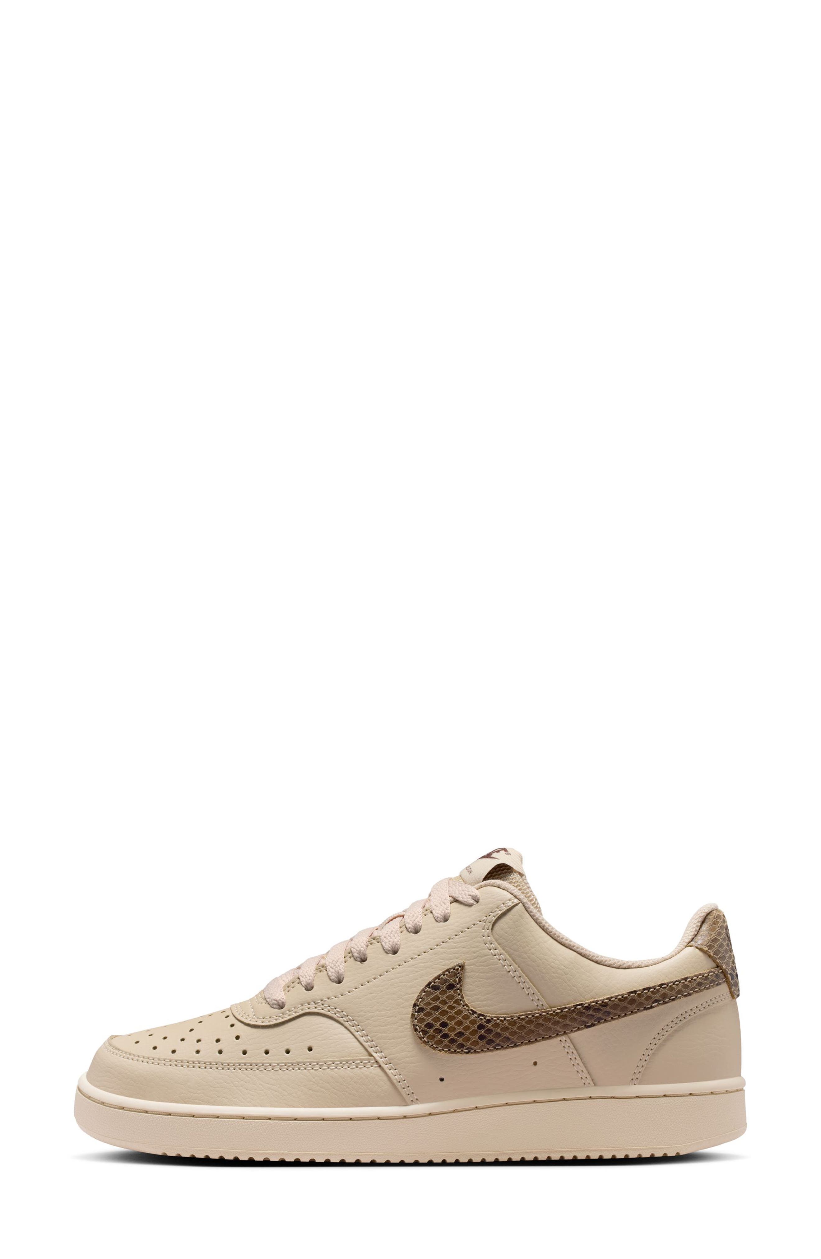 Court Vision Low Profile Sneakers, Alternate, color, SAND DRIFT/ KHAKI/ BLACK