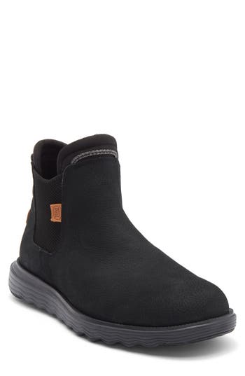 Hey Dude Branson Chelsea Boot In Black