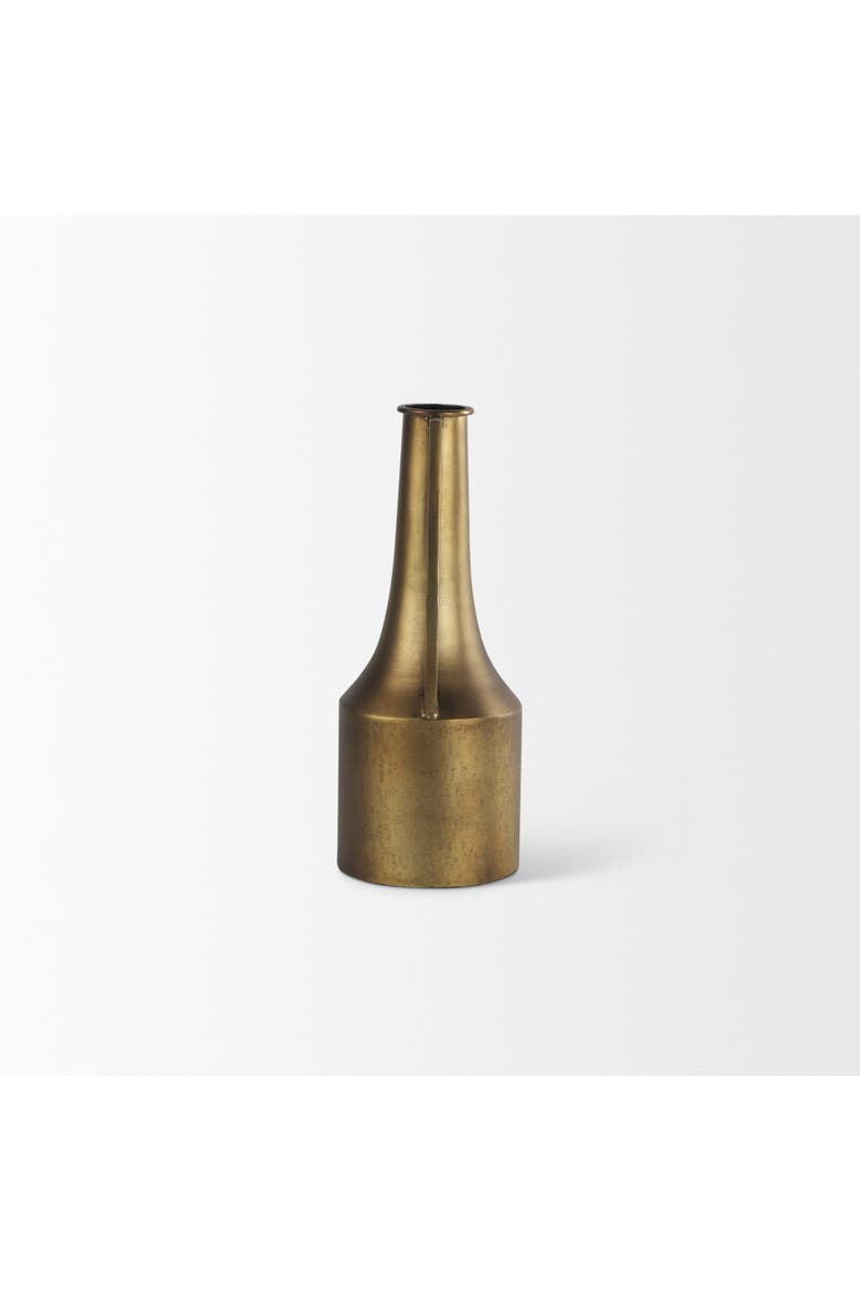 Aubrey Iron Jug Vase, Alternate, color, Gold