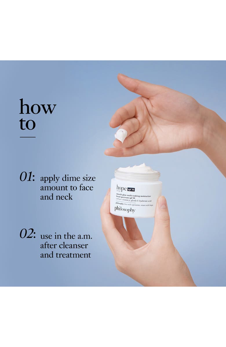philosophy hope in a jar smooth-glow multi-tasking moisturizer spf 30, Alternate, color,