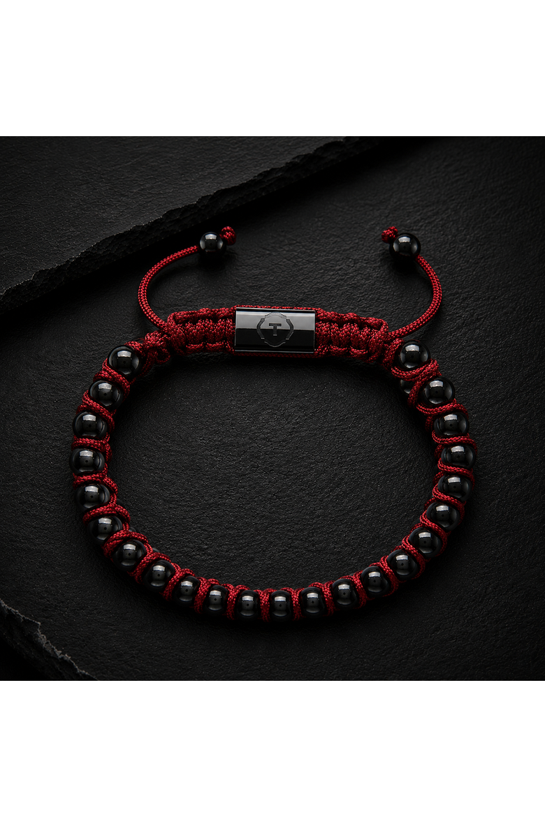Good Luck Beaded Bracelet, Alternate, color, Black
