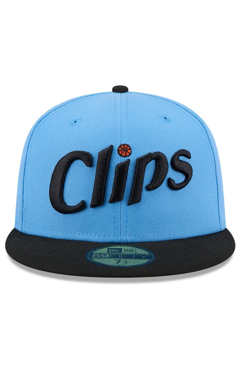 New Era Men's New Era  Light Blue LA Clippers 2024/25 City Edition 59FIFTY Fitted Hat, Alternate, color, 