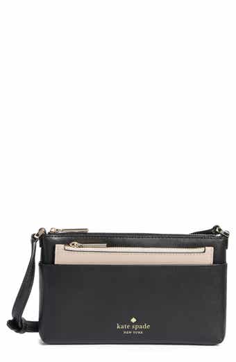 Kate Spade New York textured leather crossbody bag with removable pouch
