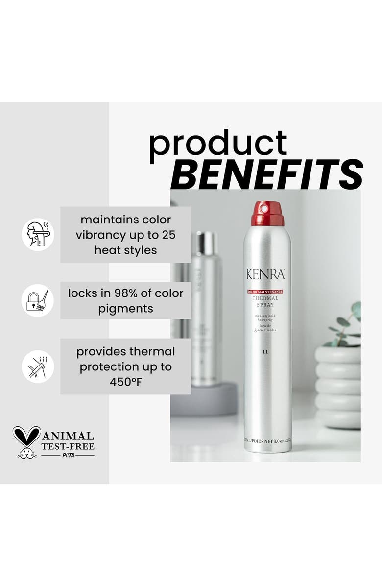 KENRA 11 Color Maintenance Thermal Spray 8 oz, Alternate, color, N/A