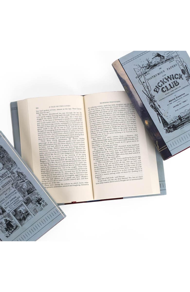 Juniper Books Charles Dickens Book Set, Alternate, color, Cool Neutral