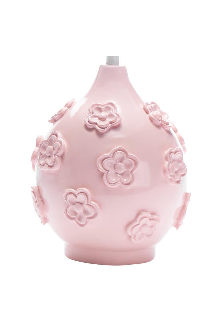 Signature Botanical Baby Floral Nursery Lamp with Shade & Bulb, Alternate, color, Pink