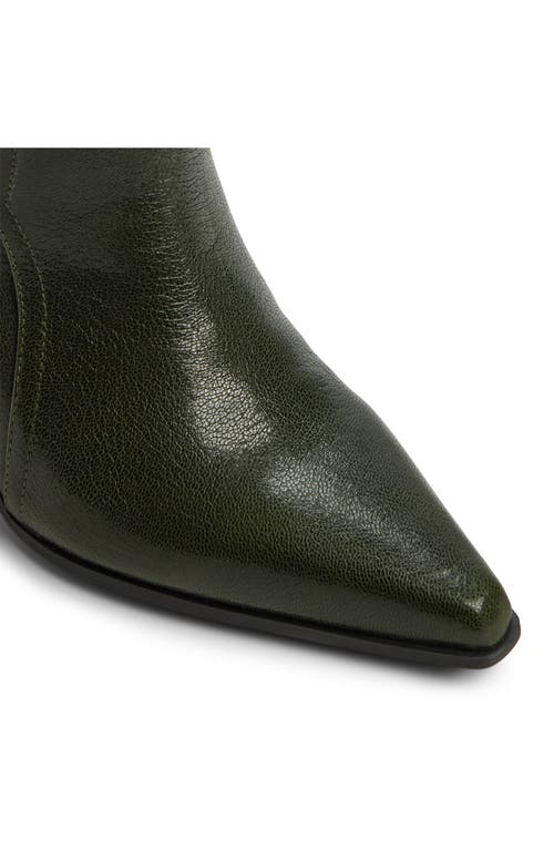 Aldo Saddle Knee High Boot In Green