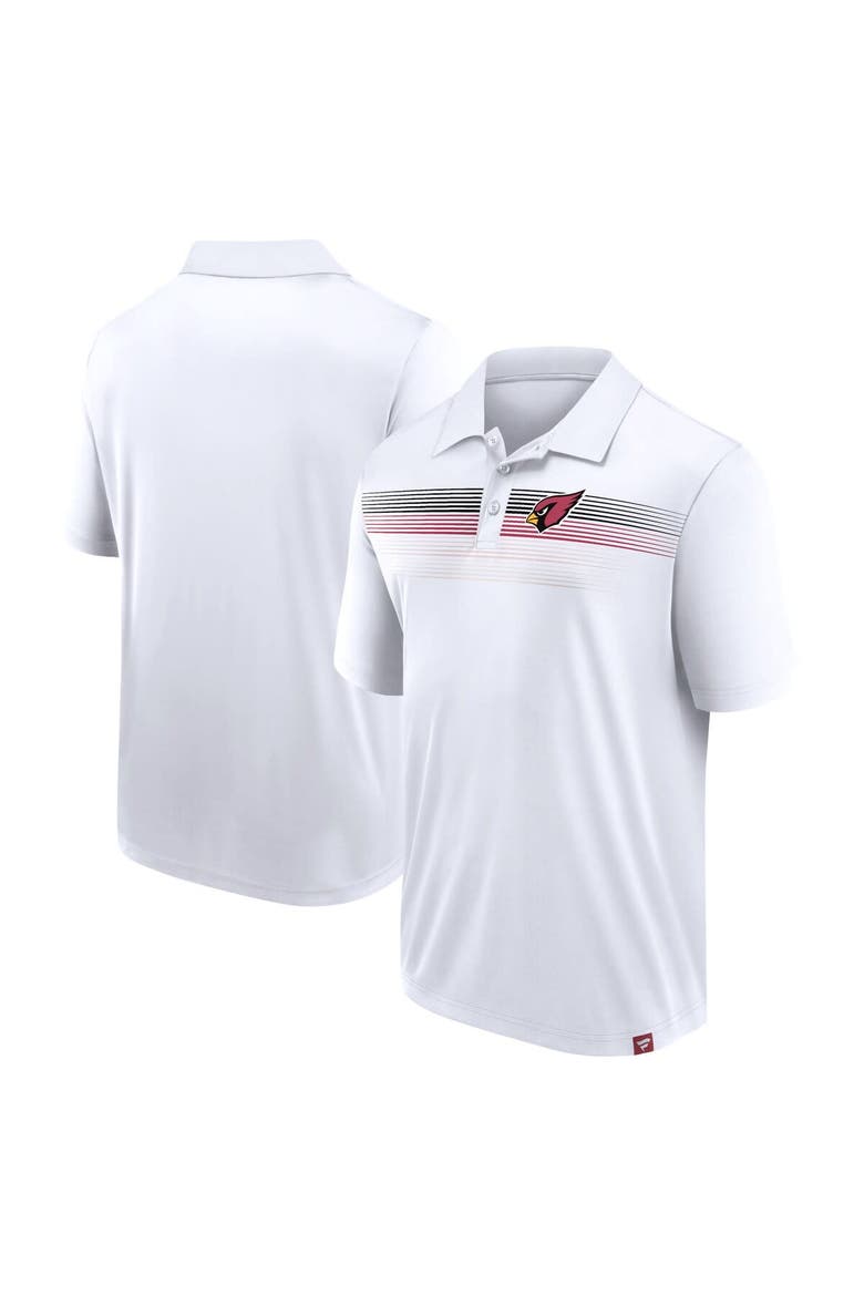 Men's Fanatics Branded White Arizona Cardinals Victory For Us Interlock Polo, Alternate, color, White