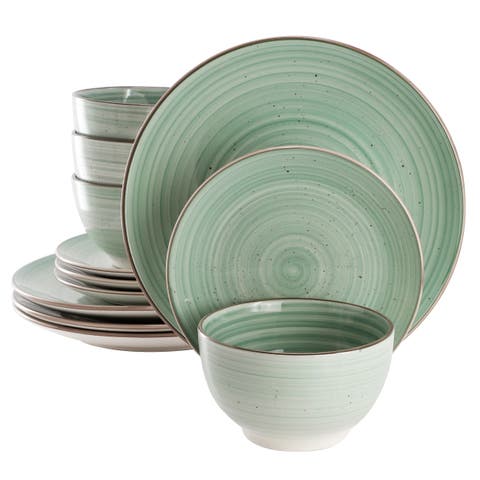 Stonebury 12 Piece Stoneware Dinnerware Set