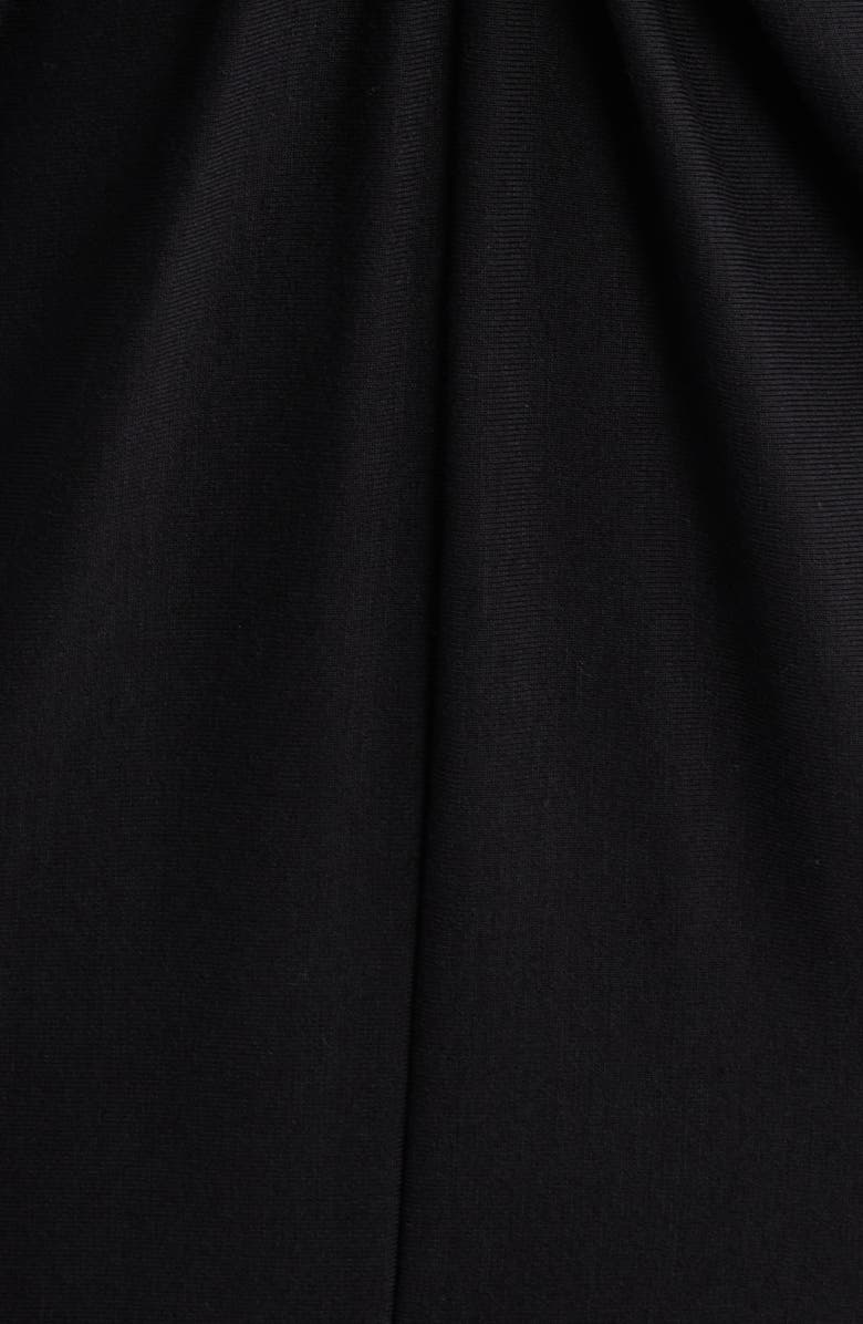 Loveappella Twist Front Knit Midi Dress, Alternate, color, Black