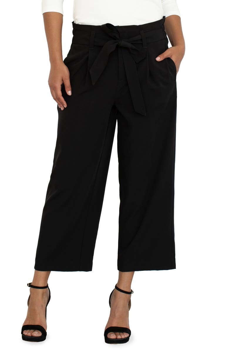Liverpool Los Angeles Wide Leg Paperbag Pants, Main, color,