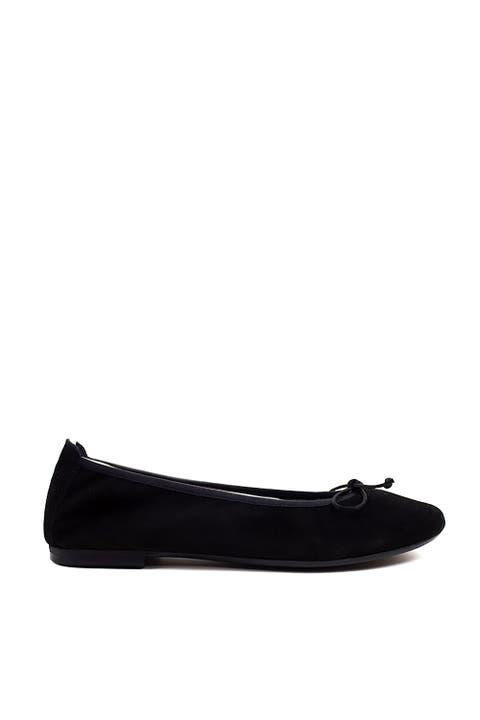 Sofia Elastic Suede Ballet Flat (Women)