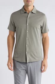 Robert Barakett Orlando Short Sleeve Button-Up Shirt