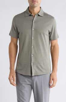 Robert Barakett Orlando Short Sleeve Button-Up Shirt