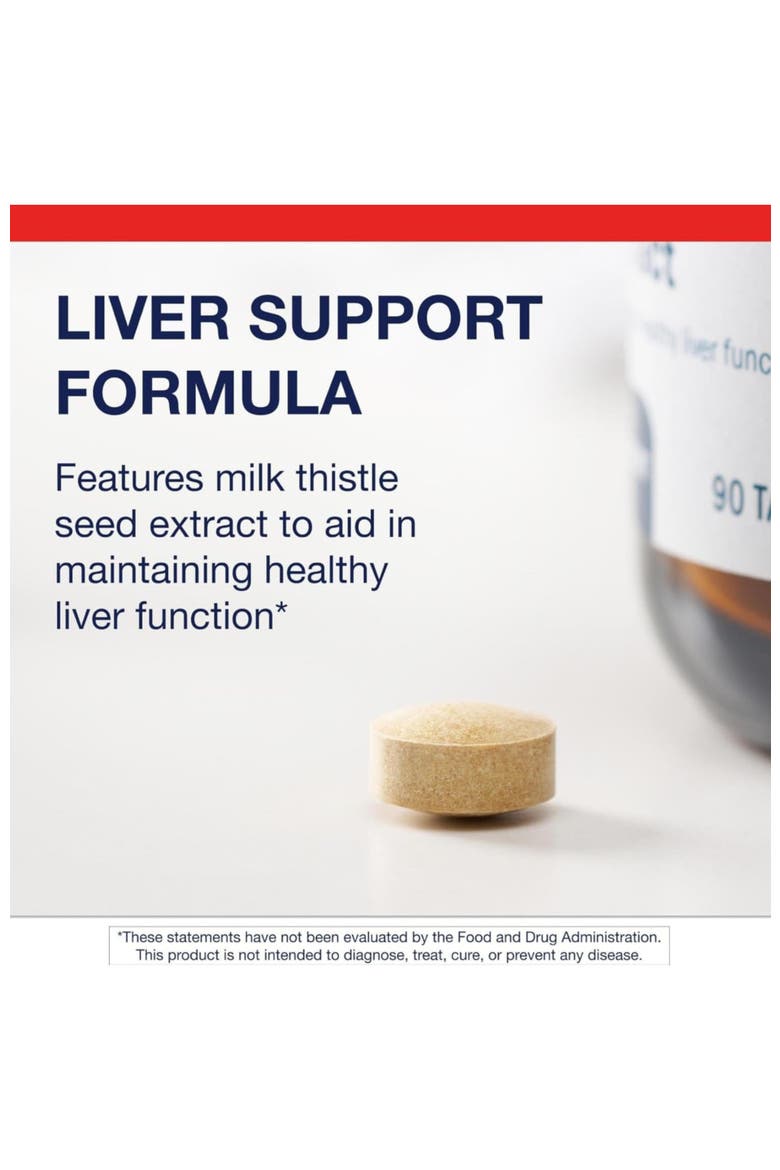 Milk Thistle Extract Liver Health Antioxidant Support Supplement Tablets 90 Tablets, Alternate, color, None