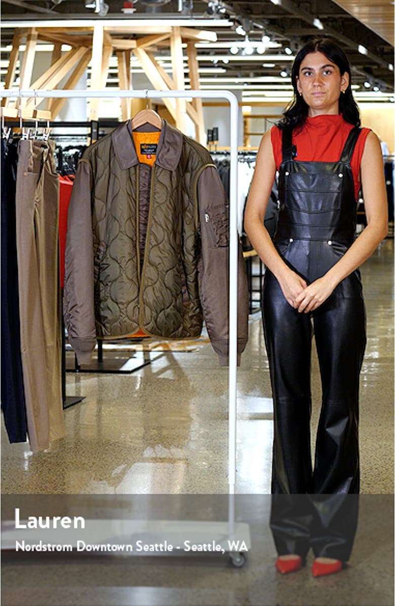 Quilted Mixed Media Ripstop Utility Jacket, sales video thumbnail